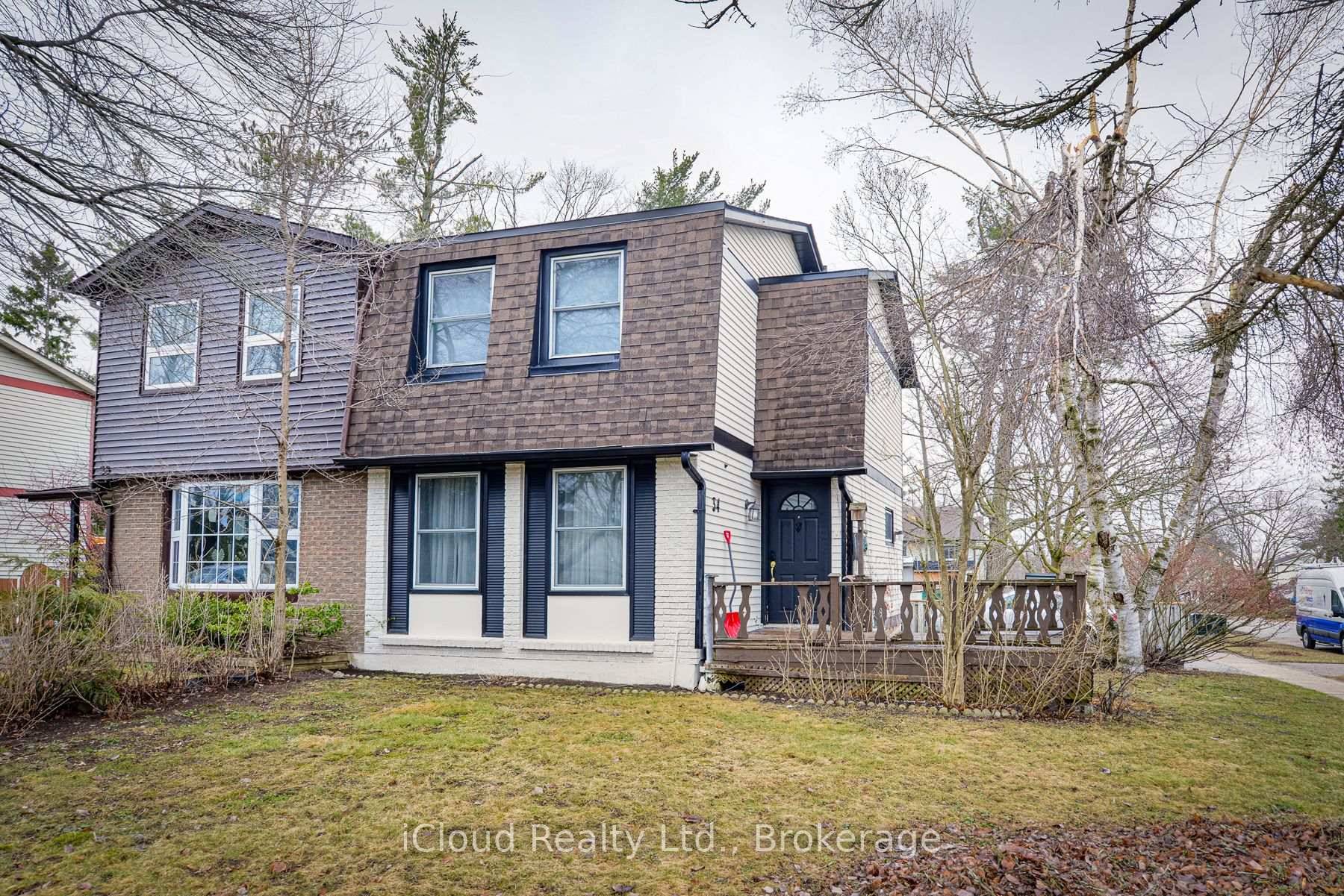 Semi Detached 3 2 bedroom home on a large corner lot in a family friendly neighborhood awaits your personal touch.