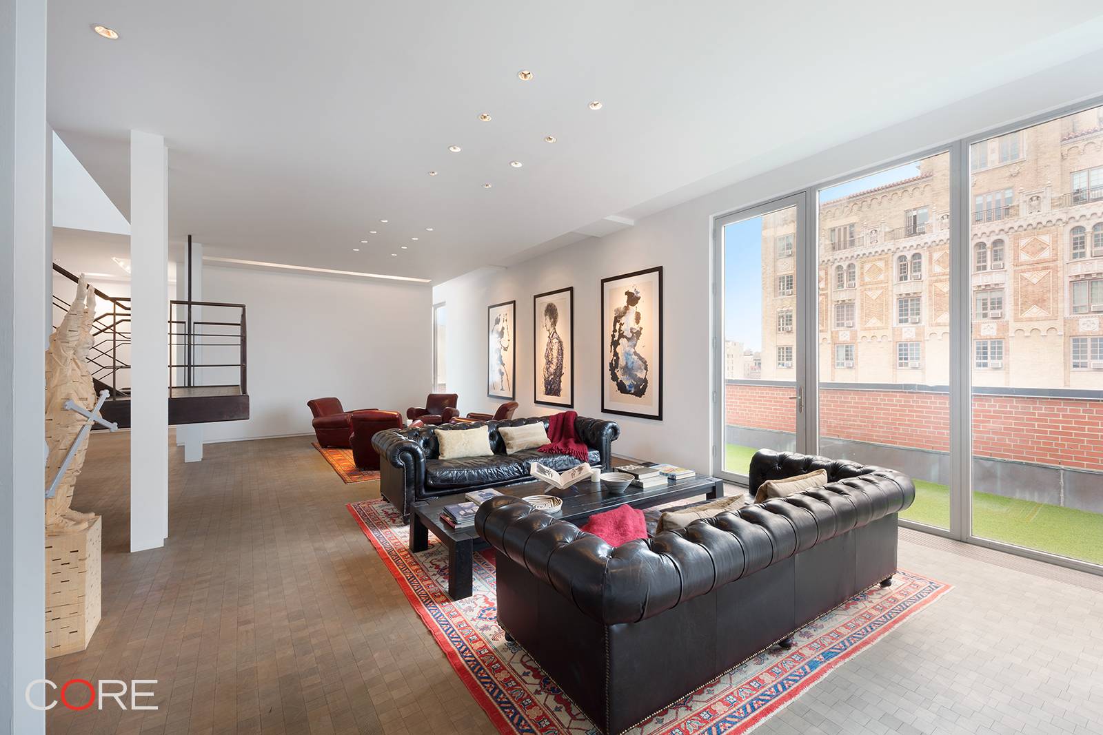 A house in the sky with four exposures, this remarkable home features five bedrooms, a 30 foot atrium, six private terraces and striking views of the Hudson River and Empire ...