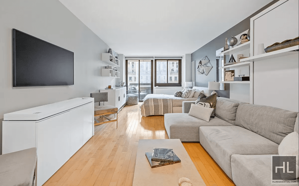 Move In Ready ! Fully furnished amp ; renovated studio apartment on the 16th floor with a furnished private balcony.