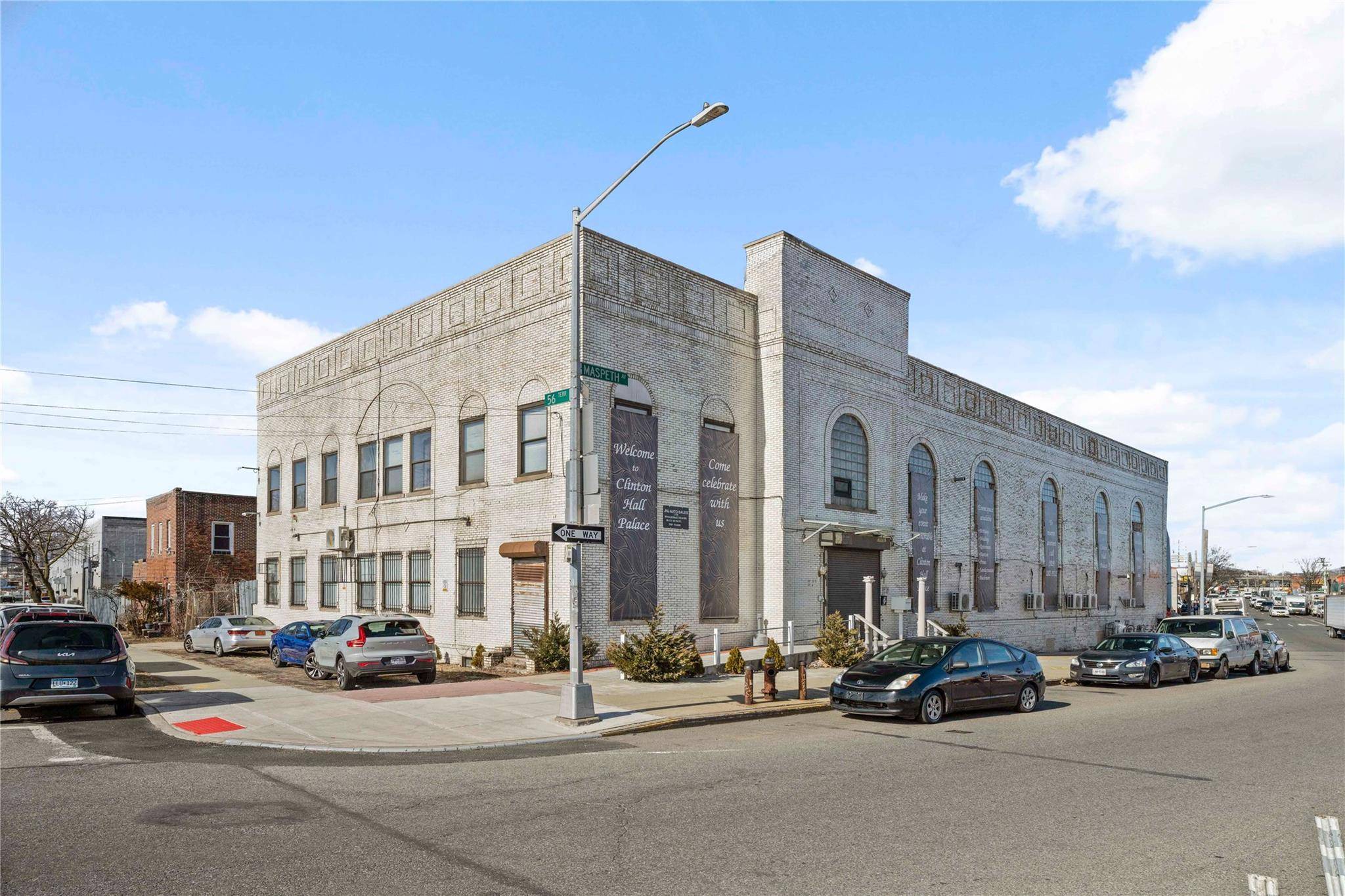 This expansive brick corner property offers approximately 25, 626 square feet of versatile space situated on a 16, 000 square foot lot.