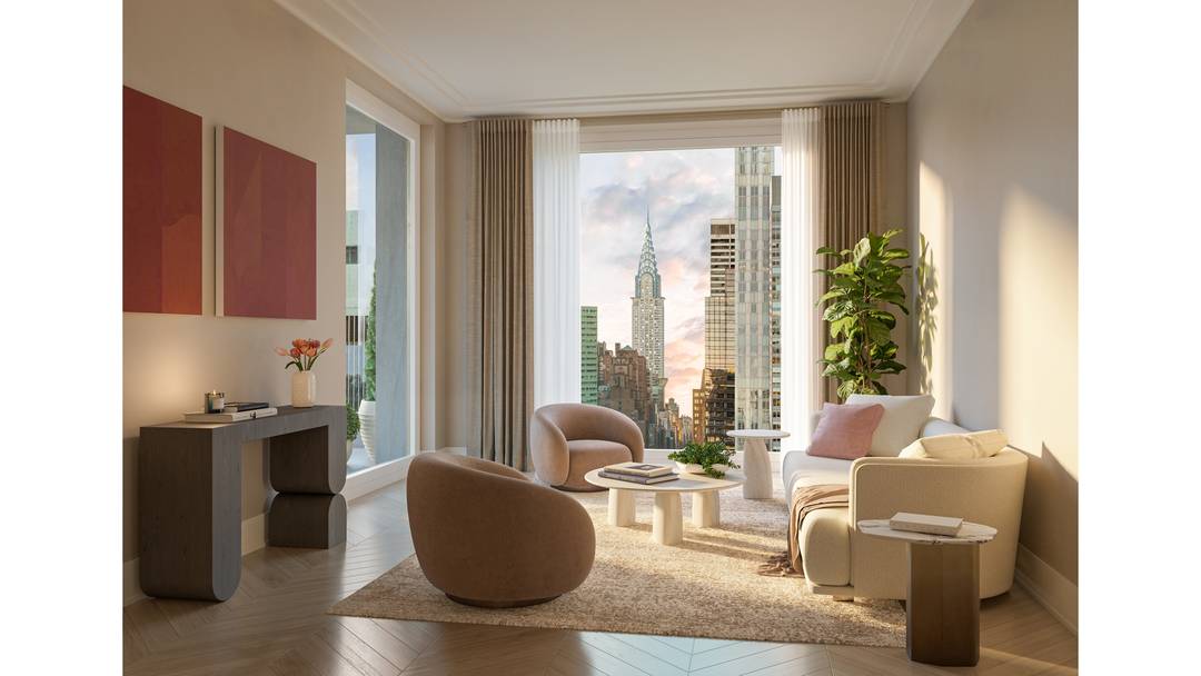 Discover Residence 3A at 660 Lexington, a thoughtfully designed two bedroom, two and one half bathroom home spanning 1, 600 square feet, with interiors by the renowned firm Paris Forino ...