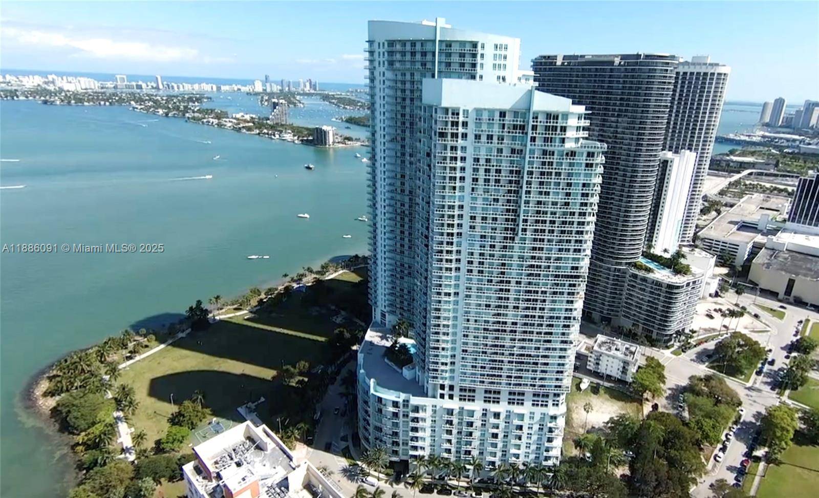 Enjoy breathtaking Biscayne Bay views from this high floor residence at exclusive Quantum on the Bay.