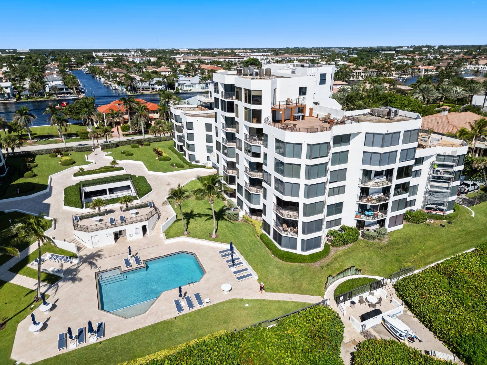 Stunning Oceanfront views, seasonal rental in highly desirable Highland Beach, Florida.