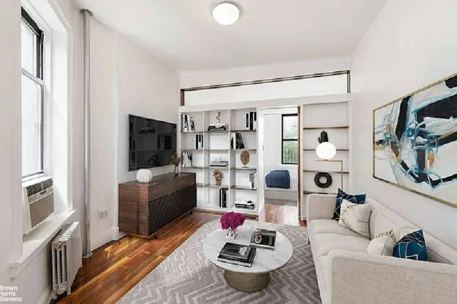 1BR in Prime Village Location Residence 3B at 194 Bleecker Street is a renovated one bedroom apartment featuring high ceilings, great natural light, and a smart layout.