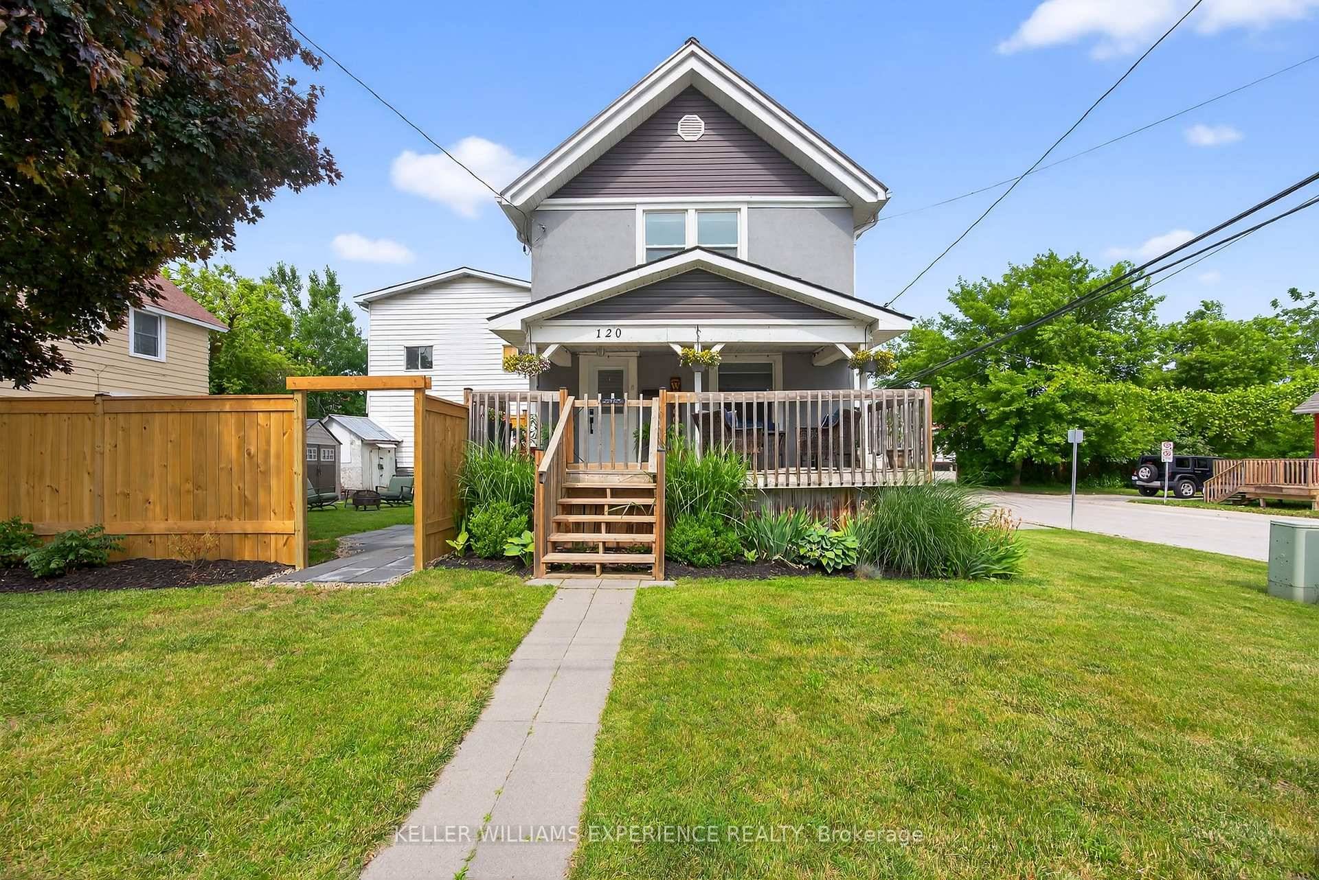 Welcome to 120 Dunlop Street, a charming 4 bedroom century home ideally situated on a corner lot in the heart of Orillia.