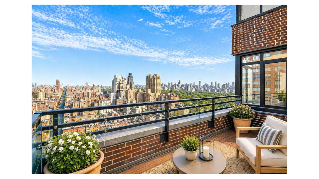 Perched high above the city on the 31st floor, this meticulously maintained three bedroom, three bathroom residence offers an unparalleled vantage point over Central Park and the Upper West Side's ...