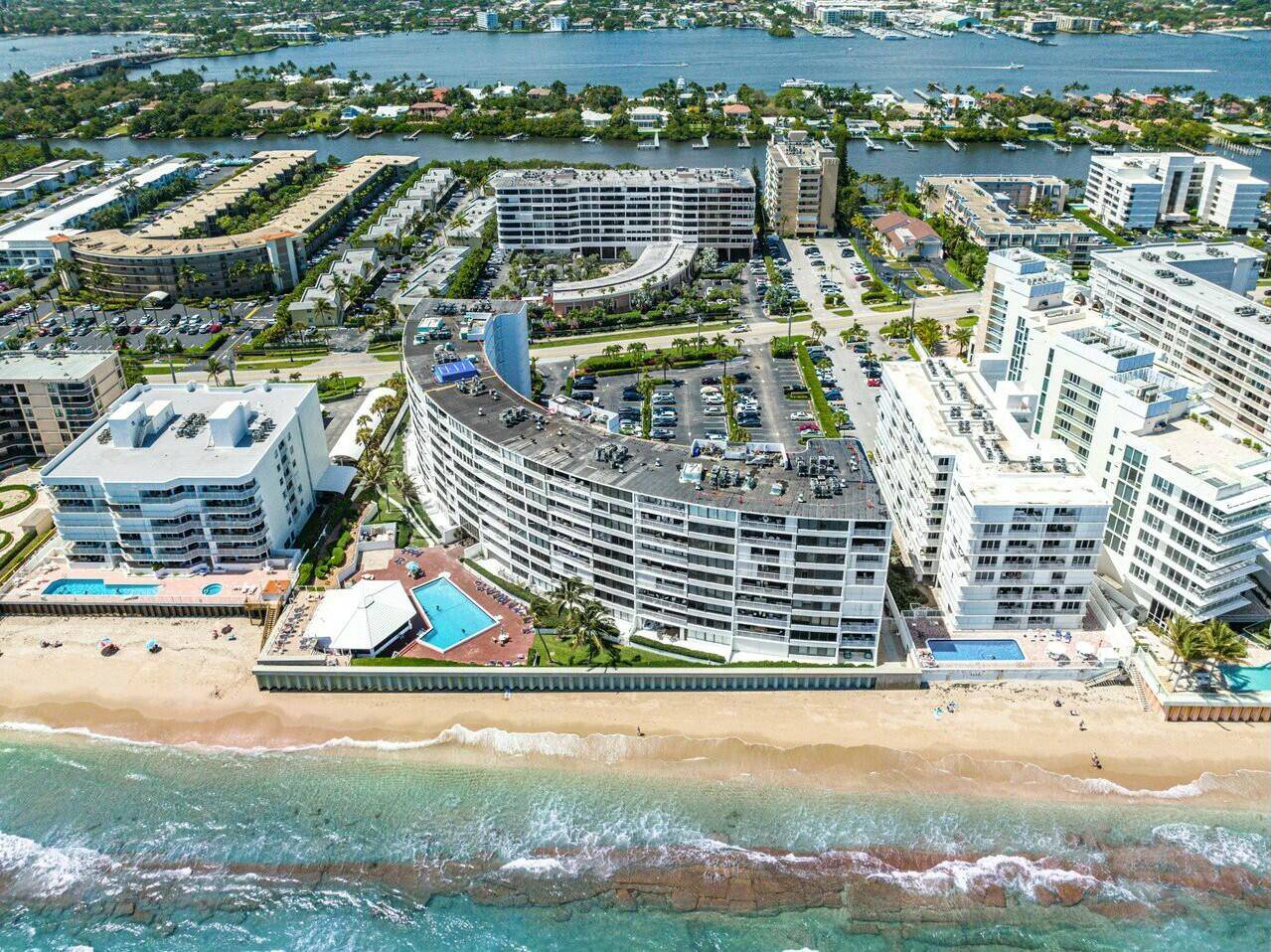 Discover this magnificent 2 bedroom, 2 bathroom condo featuring a split bedroom floor plan, located just steps from a private beach.