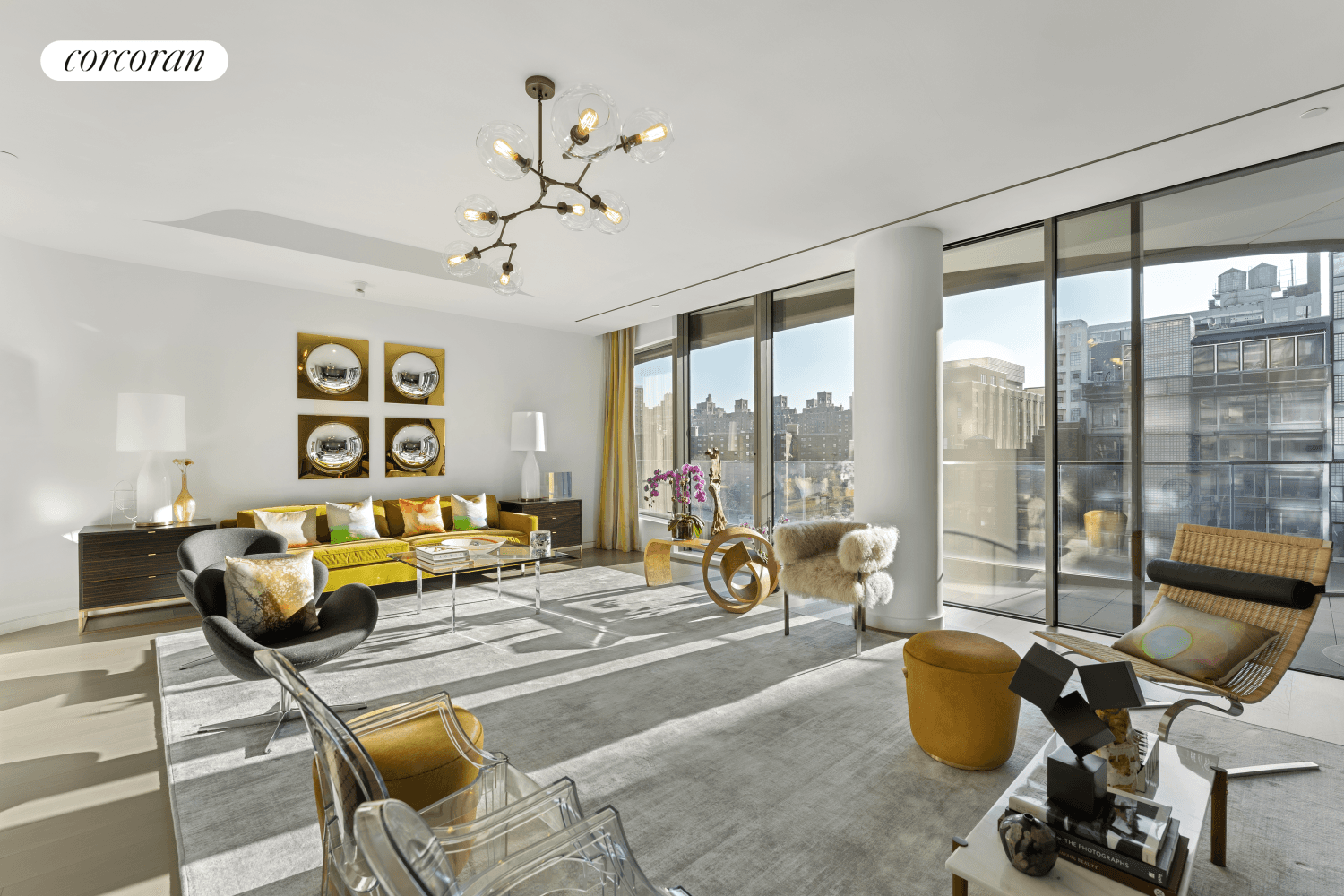 The first 4 bedroom resale opportunity in the venerable 520 West 28th Street, The Residences by Zaha Hadid.