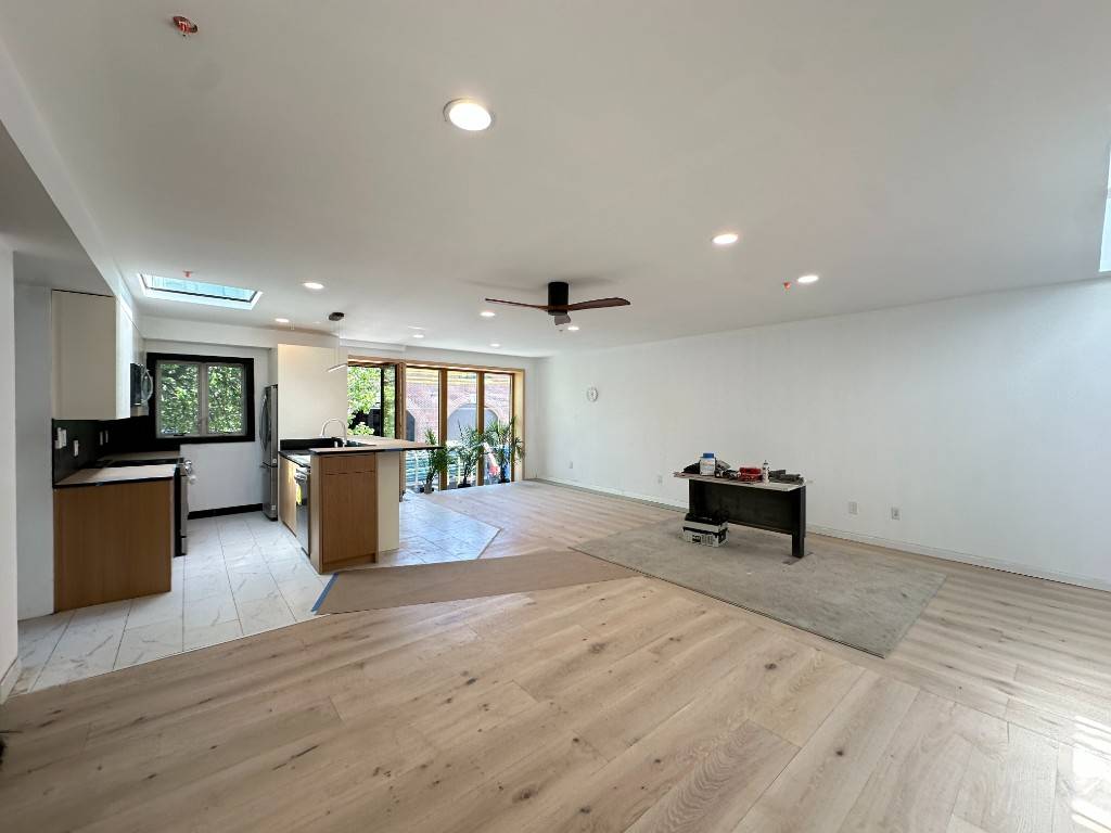 A legal live work building in Red Hook, ten years in the making and now coming to market for the first time.