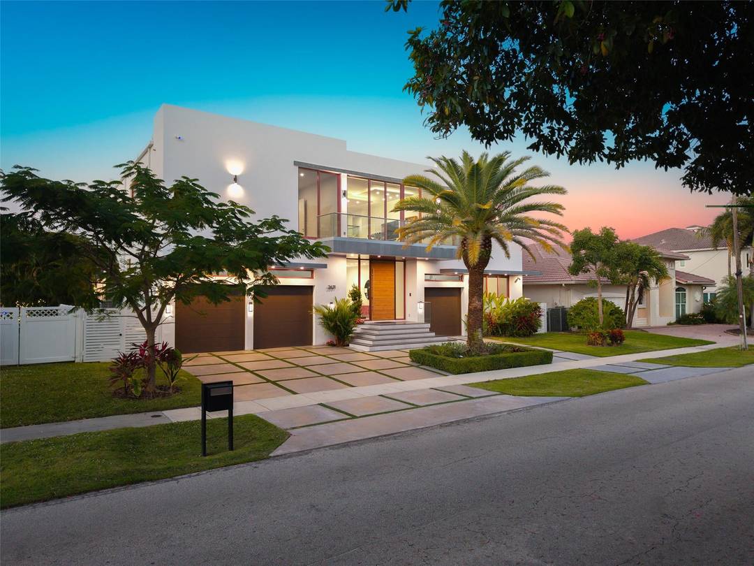 Experience modern waterfront luxury in Lighthouse Point at 2631 NE 48th Ct.