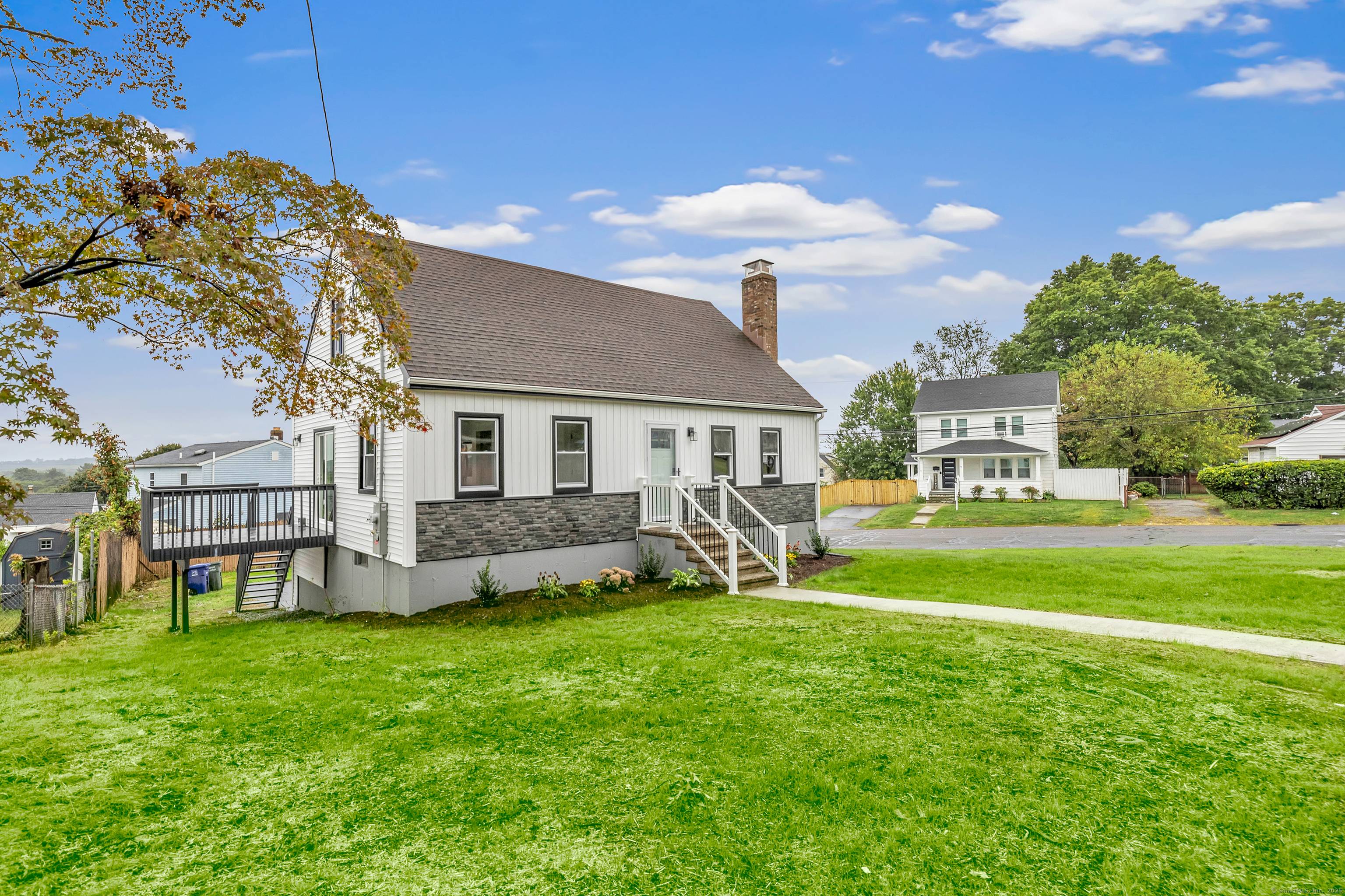 Newly remodeled stunning corner lot Cape Cod, located in Bridgeport's North End.