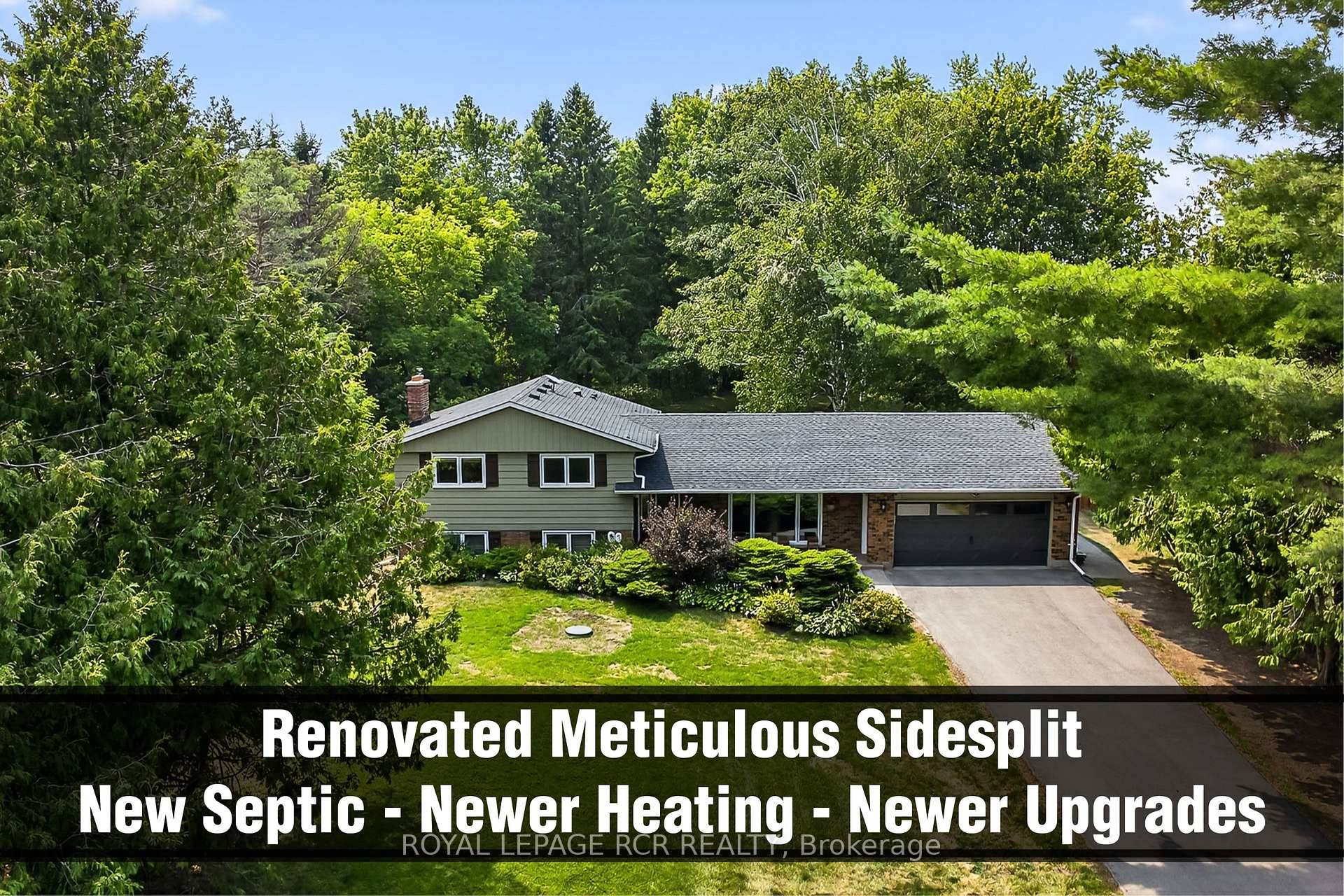 Charming, renovated 230, 000 upgrades meticulously maintained, 4 level sidesplit country retreat in west Uxbridge with long private driveway nestled on a private 0.