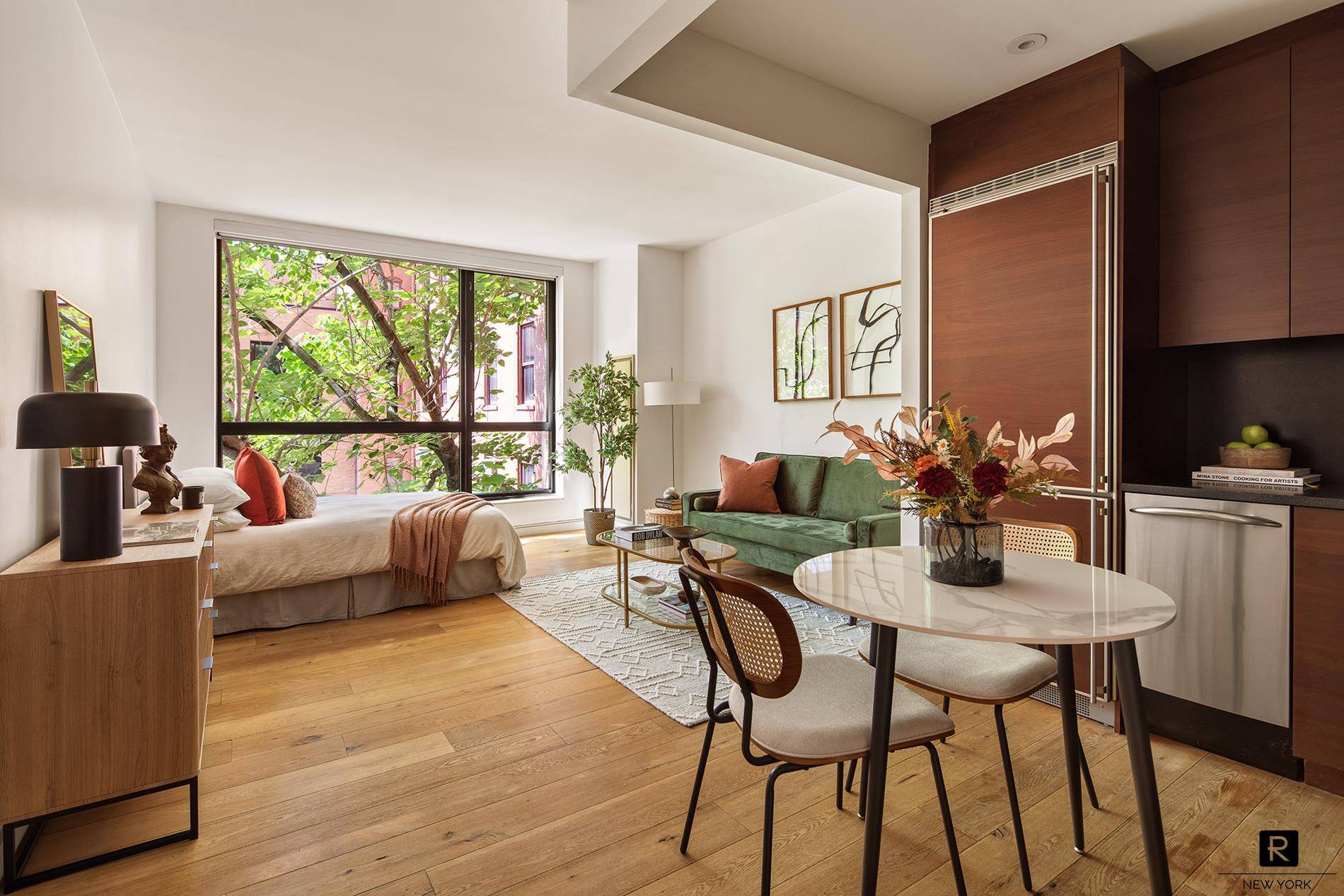 Four Generous Sized Closets in a New York City Studio Apartment !