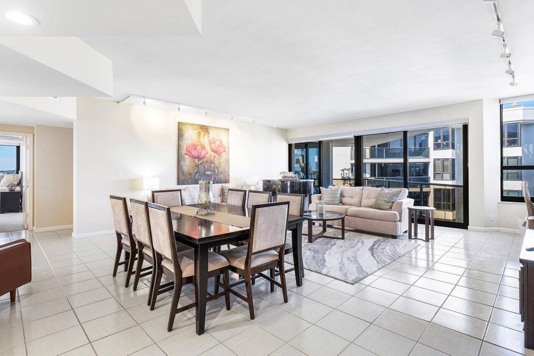 Spacious 2 bedroom 2. 5 bath unit with new kitchen and master bath.