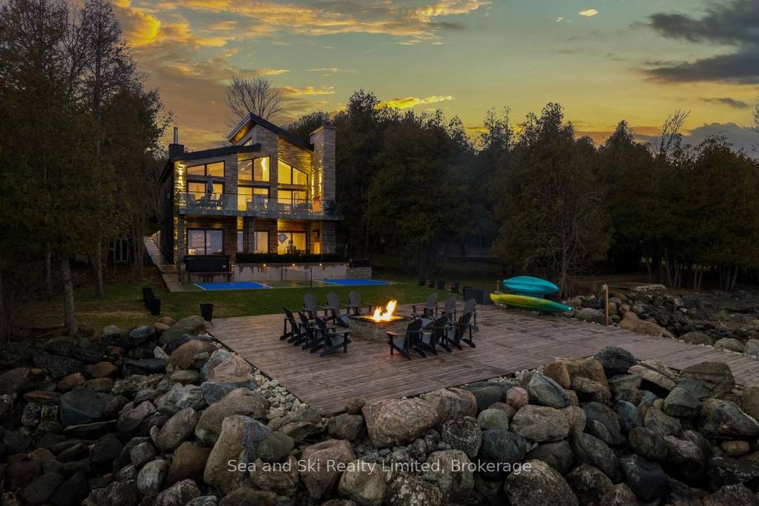 Welcome to one of the most extraordinary luxury waterfront estates ever offered on Georgian Bay outside of Meaford, Ontario.