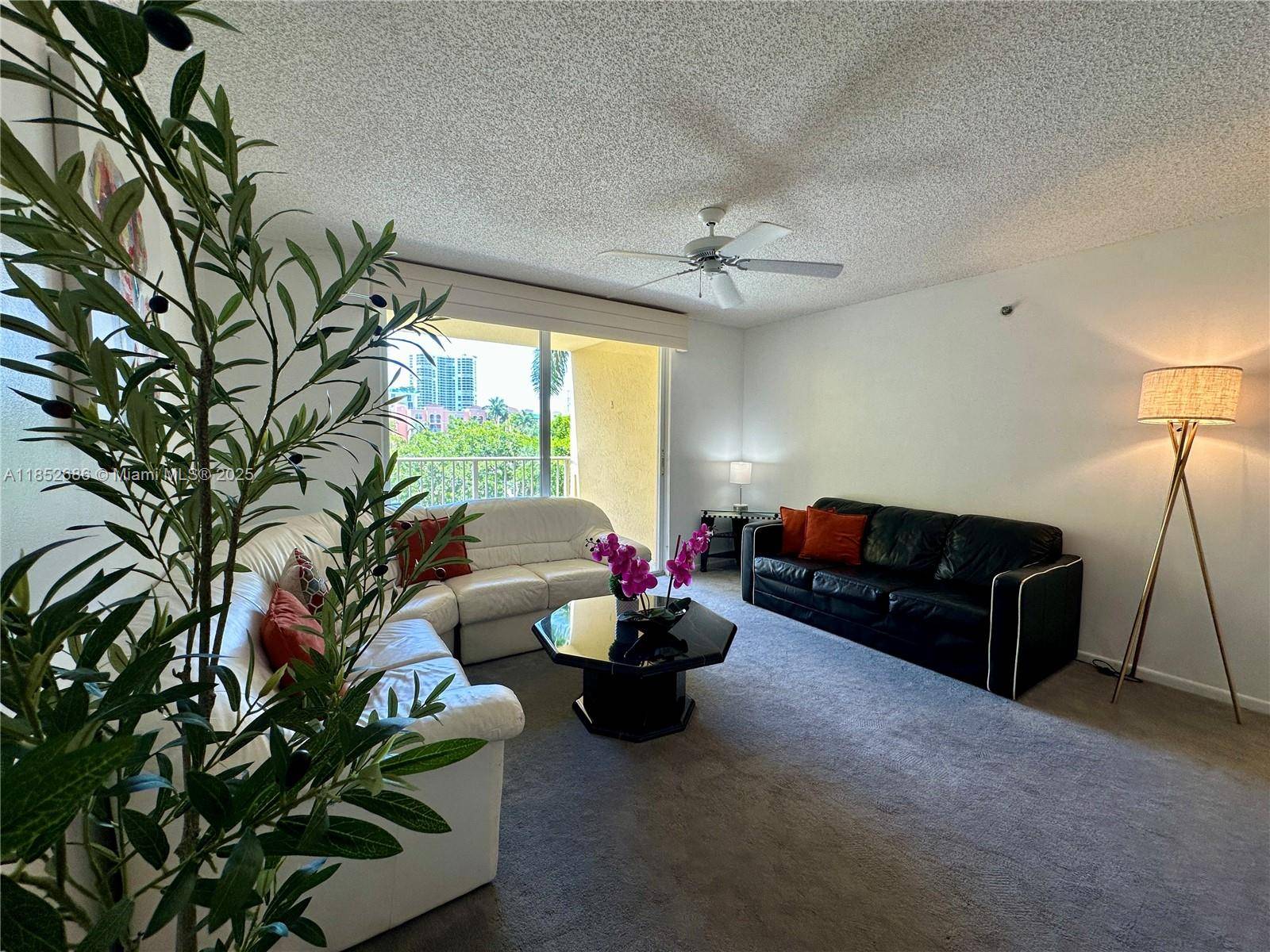 Completely furnished and turnkey 1BD 1BA condo in the exclusive Yacht Club at Aventura !
