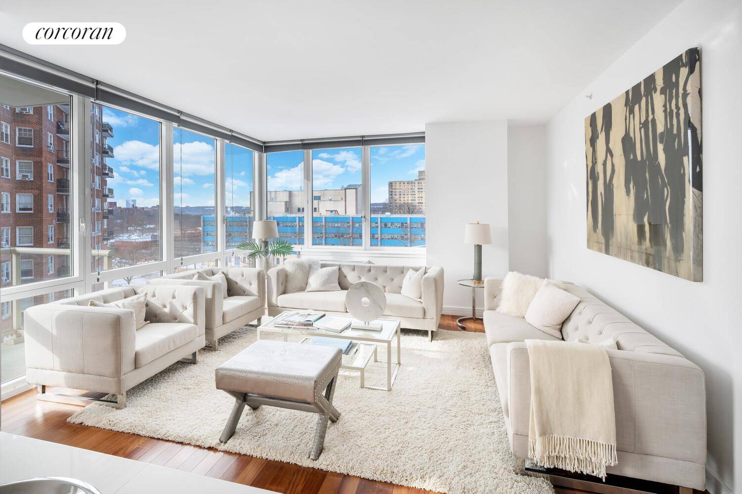 Welcome to The Solaria Riverdale's Premier Condominium Step into this stunning corner 3 bedroom, 3.