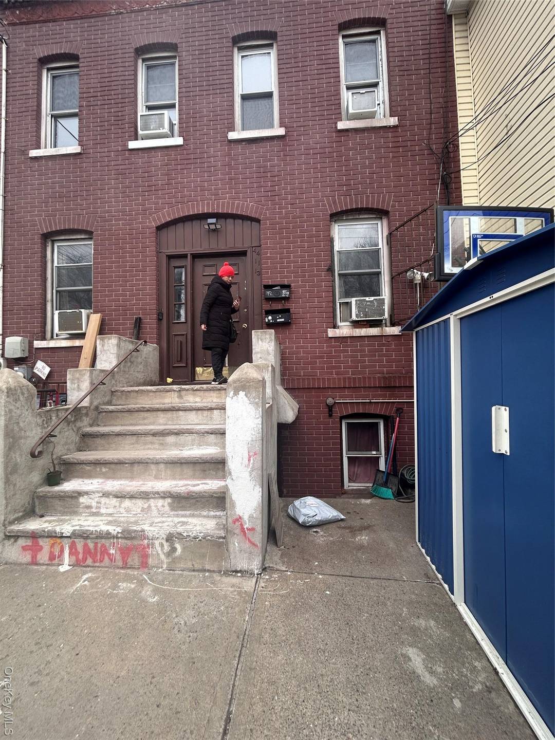 Legal two family brick property for sale.