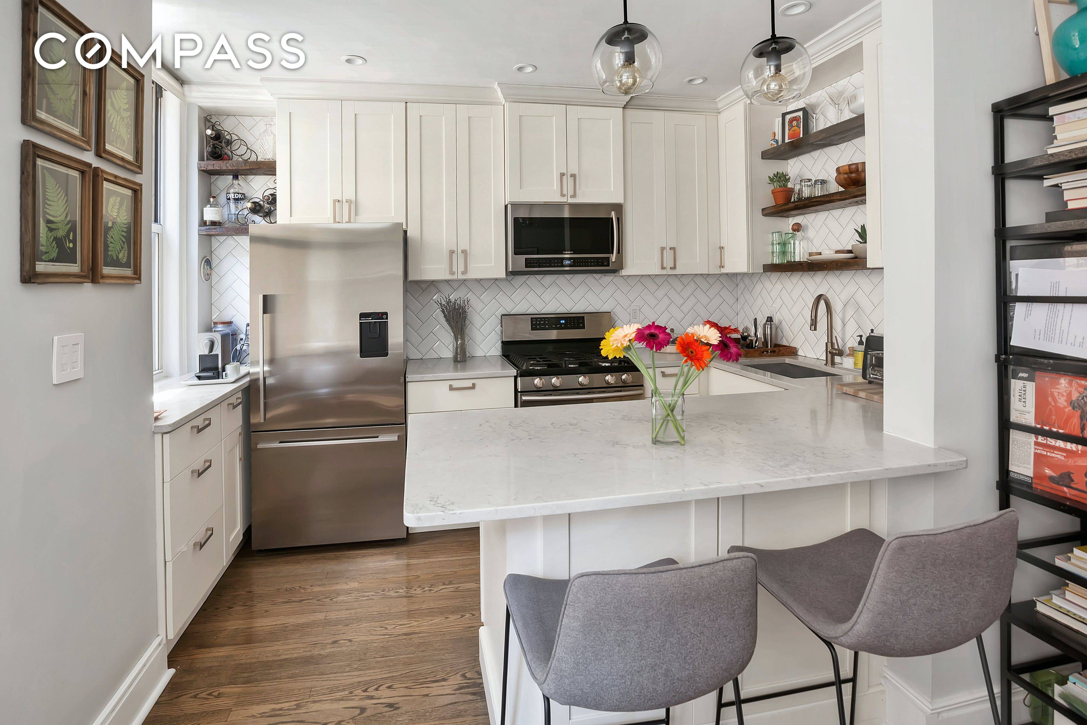 Enjoy brand new living spaces and designer details in this fully renovated one bedroom, one bathroom home in a full service, 24 hour doorman Murray Hill co op.