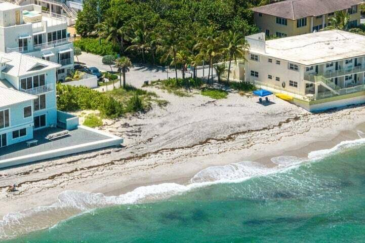 A rare and exceptional offering directly on the sand.