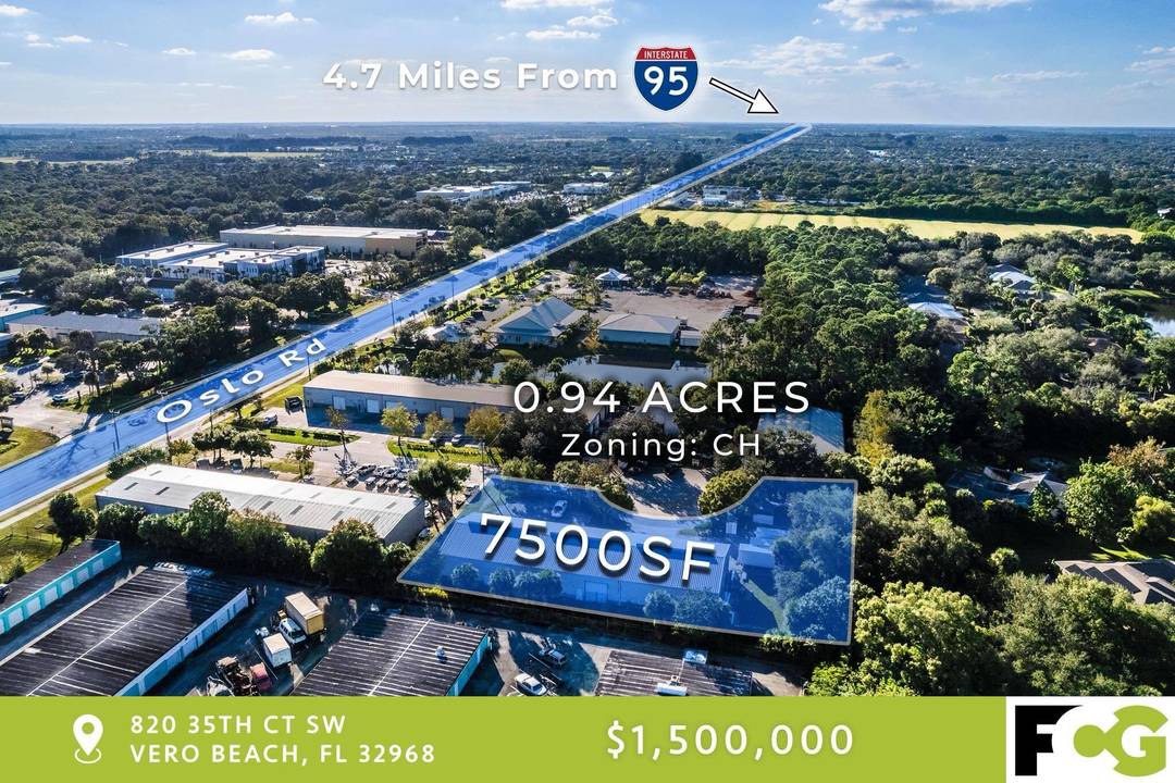 A rare flex opportunity off Oslo Road in Indian River County.