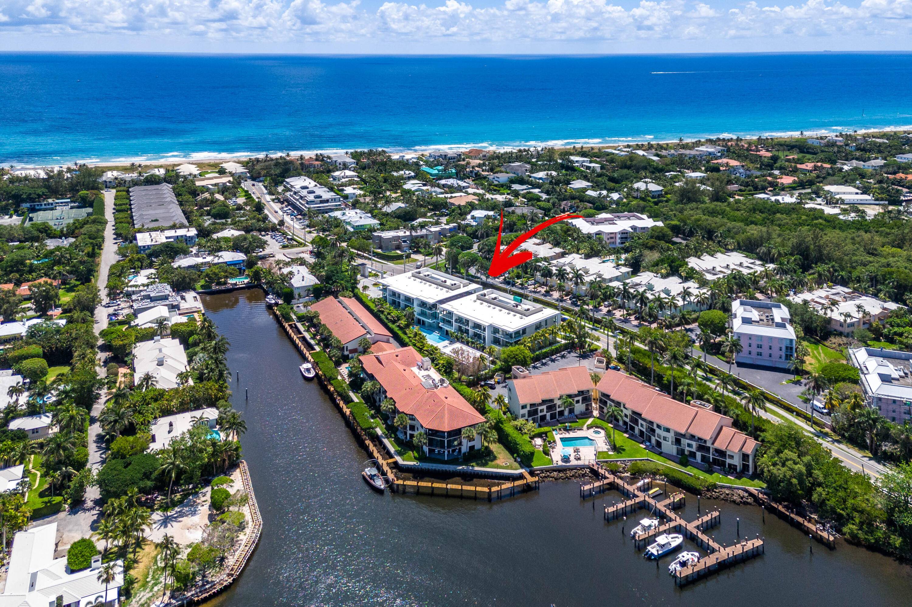 Check out the video ! Gorgeous 2024 Delray PENTHOUSE offered TURNKEY with upgraded lighting, custom closets exquisitely fully FURNISHED !