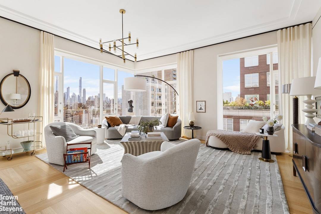 Apartment 17A at 1289 Lexington truly has it all five oversized bedrooms, a corner great room with an incredible wrap around terrace, soaring ceilings, southern and western exposures with open ...
