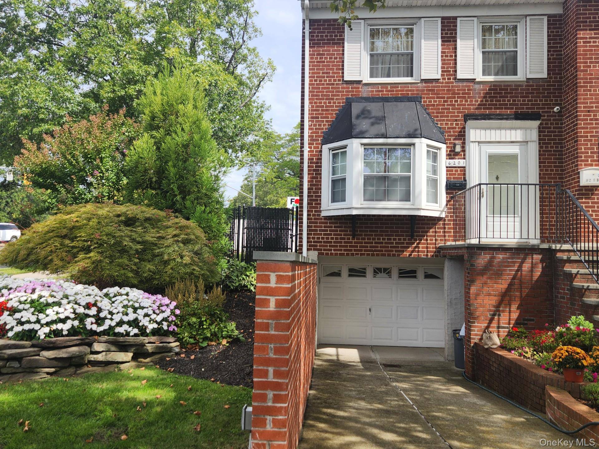 semi detached triplex condominium with the private backyard.