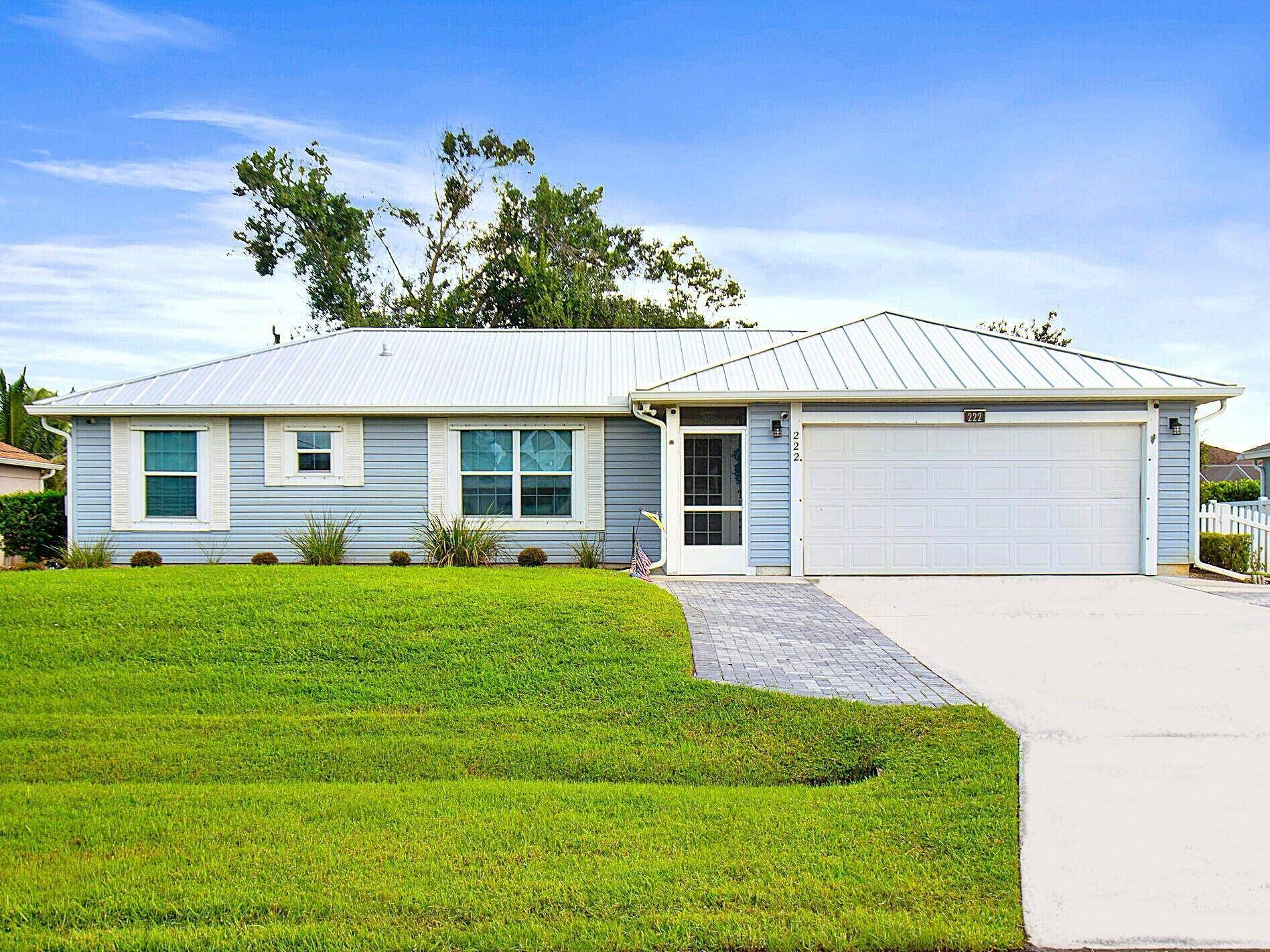 For Sale ! This Move in Ready charming 3 Bed 2 Bath home with a 2 car garage is in Port St.