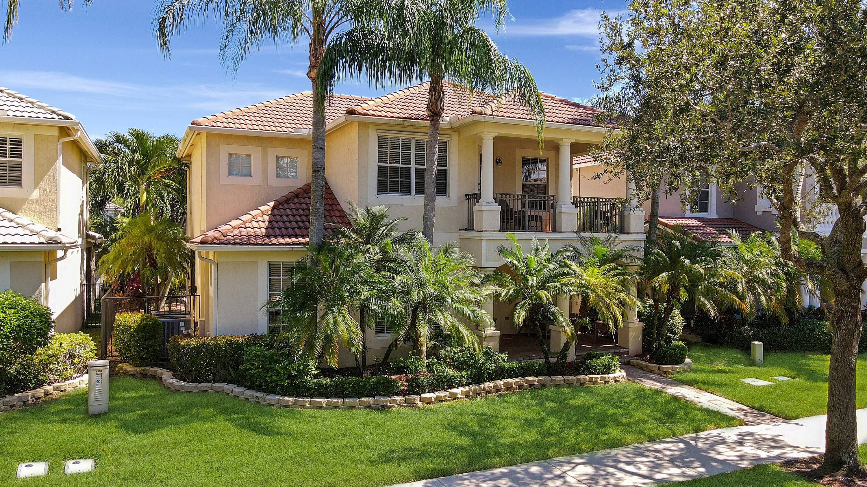 Bright Beautiful 3 2. 5 bath, 2 car garage POOL home with an incredible tropical backyard in the Gated community of Montecito.