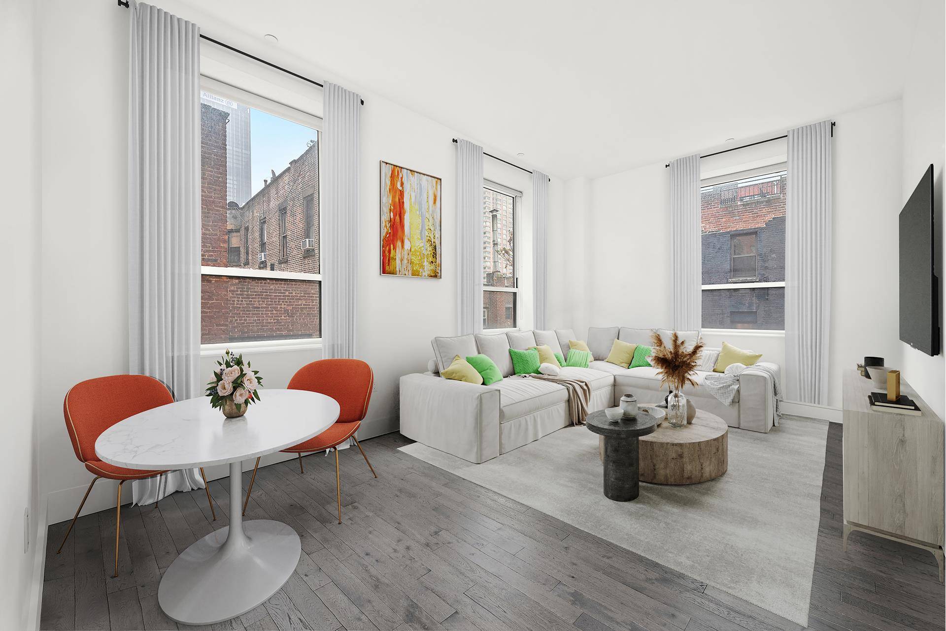 OCCUPANCY ON OR ABOUT 7 1 Mint condition two bedroom, two bathroom home at the Nine52 Condominium in Hell's Kitchen.