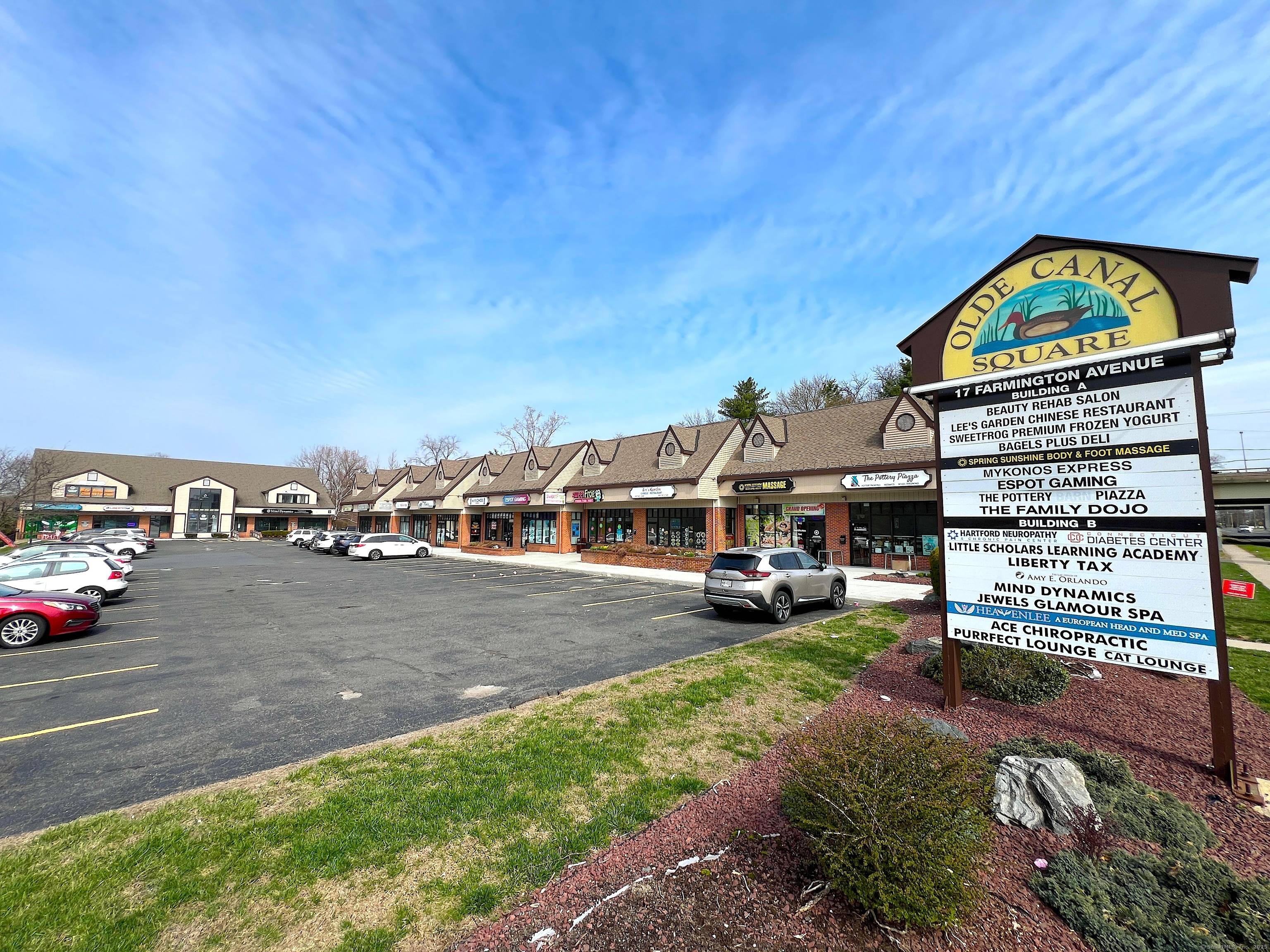 Amodio Co is pleased to present the sale of 17 Farmington Avenue, Plainville, CT Olde Canal Plaza.