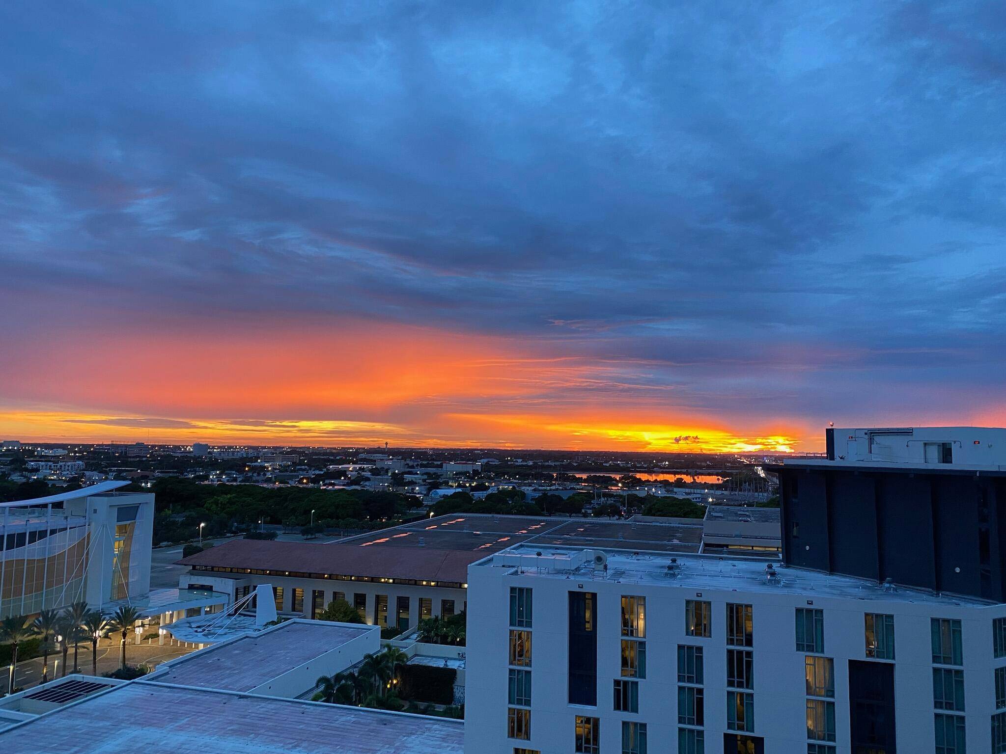 Beautiful high floor, 2 2 condo, with West, Southwest views, impact glass, new laminate wood floors, double electric blinds throughout, built in closets and a wine cooler.