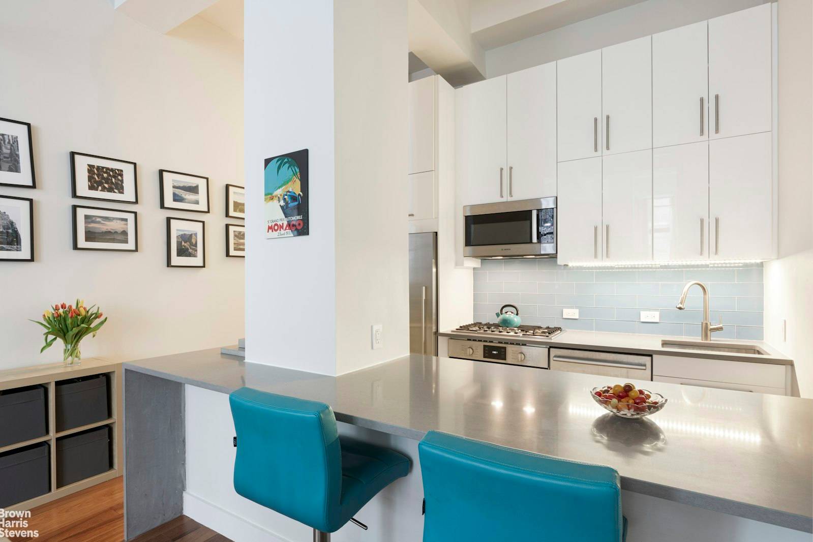 Comfort and style marry to create this elegantly crafted loft.