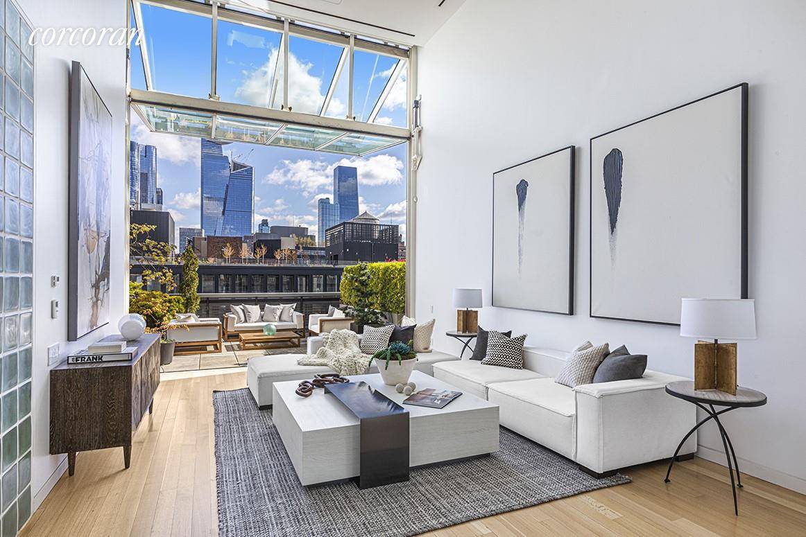 Located on a prime West Chelsea gallery district block, this meticulous 3 4 bedroom 4 bath duplex penthouse at the Metal Shutter Houses designed by Shigeru Ban spans 3, 319sf ...