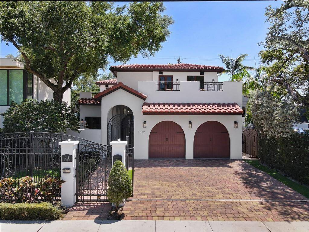 LUXURY WALLED amp ; GATED SPANISH MODERN HOME JUST STEPS TO LAS OLAS BLVD amp ; MINUTES TO THE BEACH !