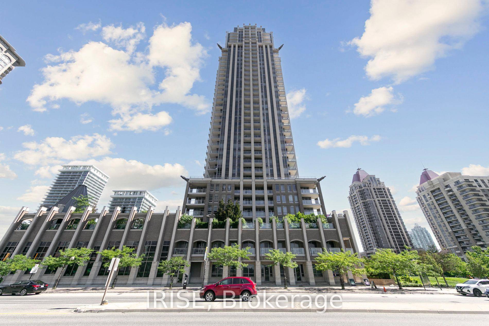 2 Bedroom Den with a door that is just under 1000 square foot of living space with large balcony and prime location.