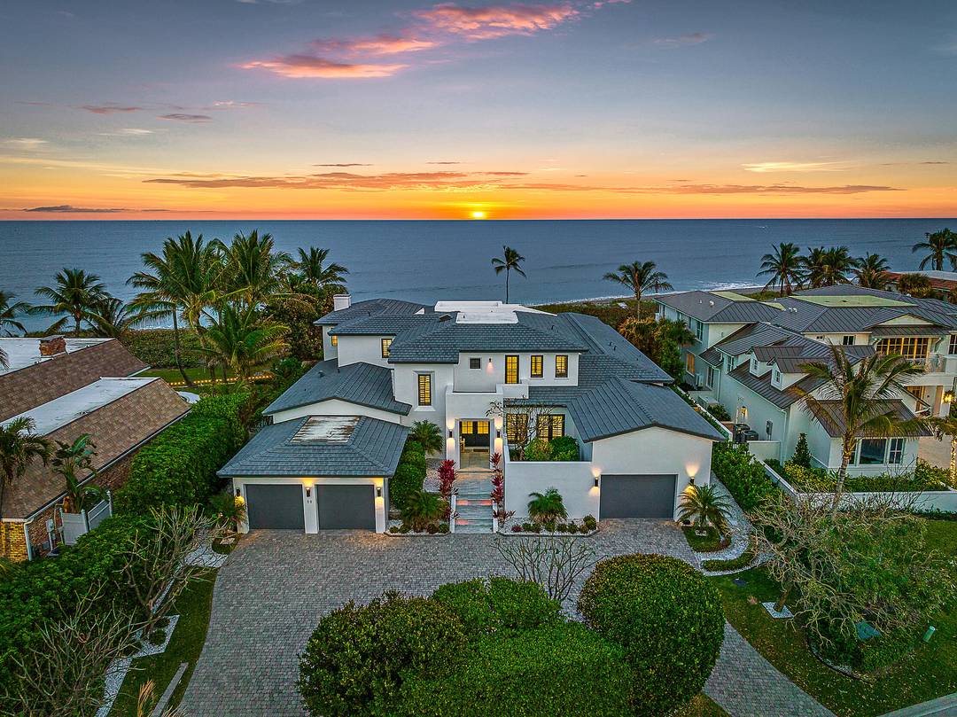 RENOVATION ADDITION COMPLETE Ocean views greet you the moment you approach the new pivot front door, drawing your eye through expansive impact rated sliders and windows that flood the interior ...