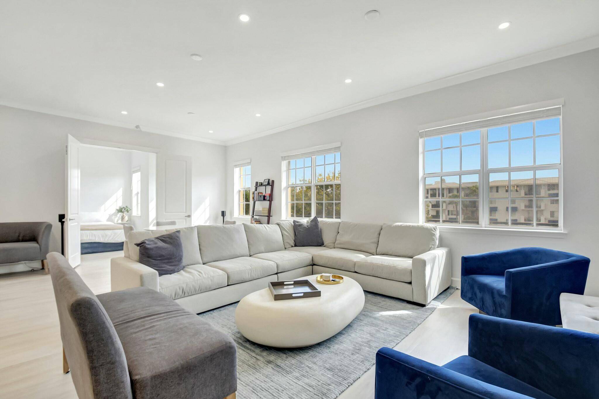 Rarely available corner unit in City Walk Pineapple Grove's most prestigious building 2 blocks from Atlantic Ave.