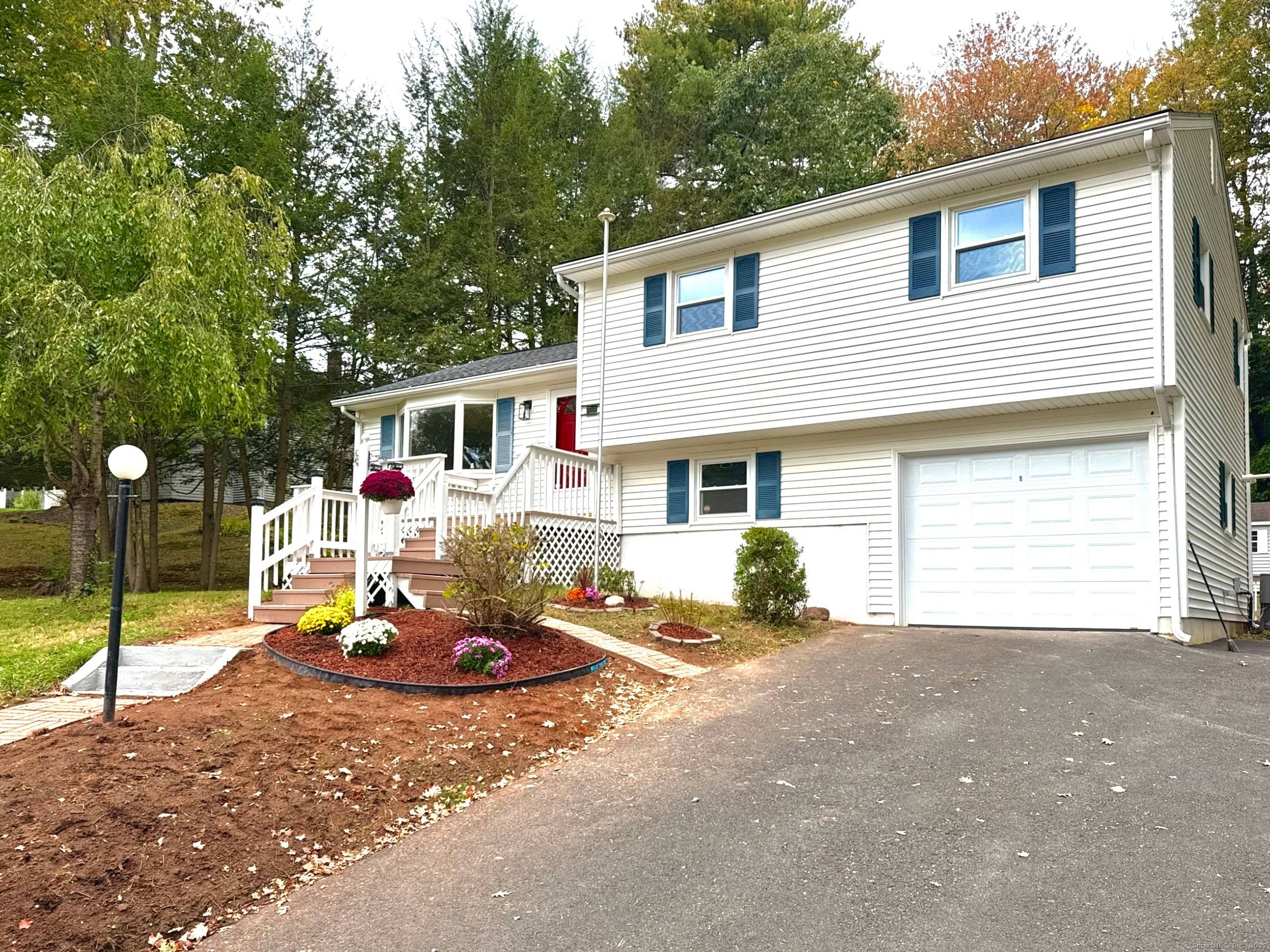 Remodeled beautiful home, hardwood floors throughout the house, tiles for kitchen, brand new cabinets open space, granite countertops, stainless steel appliances, family room with vaulted ceiling with skylights and ceiling ...