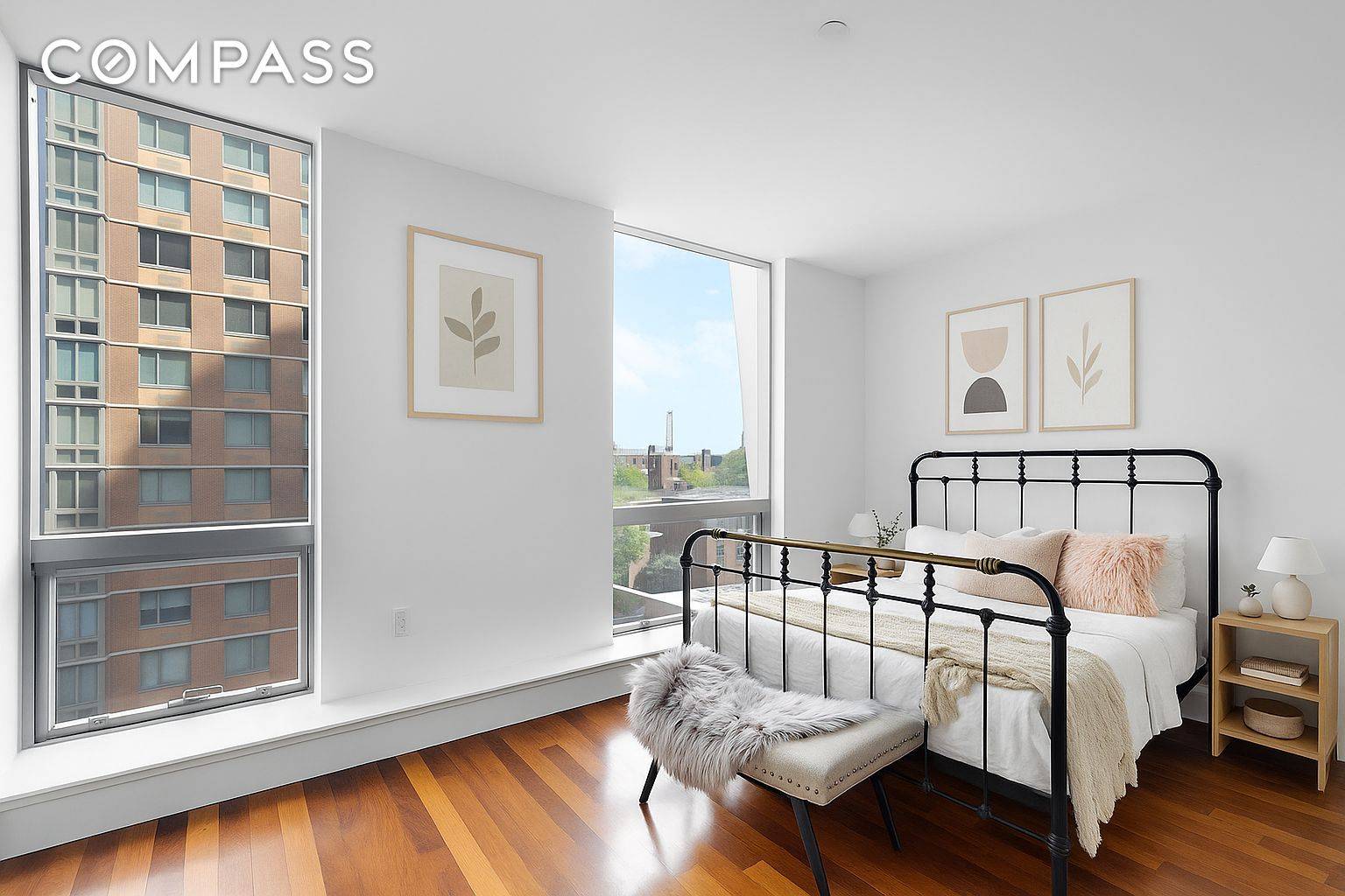 Welcome to the epitome of urban living meticulously designed, this residence stands as the largest studio unit in the building, ingeniously transformed into a spacious one bedroom haven spanning an ...