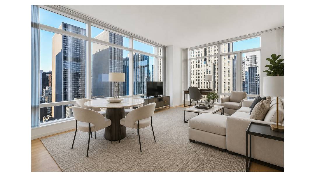 Welcome to unit 31A at the Centria, 18 West 48th Street.