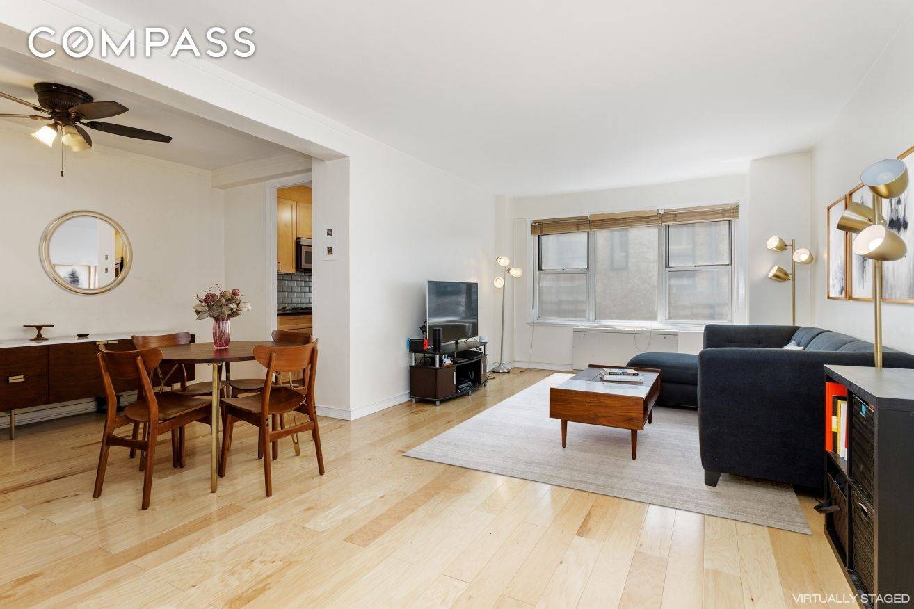Spacious and bright corner one bedroom right in the heart of the West Village !