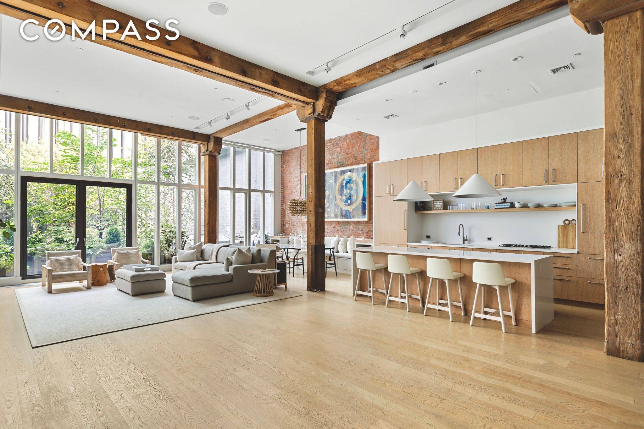 Welcome to this one of a kind, 3, 500 square foot loft in DUMBO, a block from the East River and Brooklyn Bridge Park.