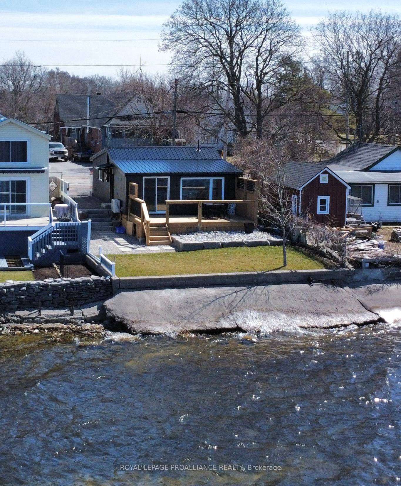 This completely renovated 1 bedroom, 1 bathroom home offers the ultimate waterfront living experience, nestled directly on the water.