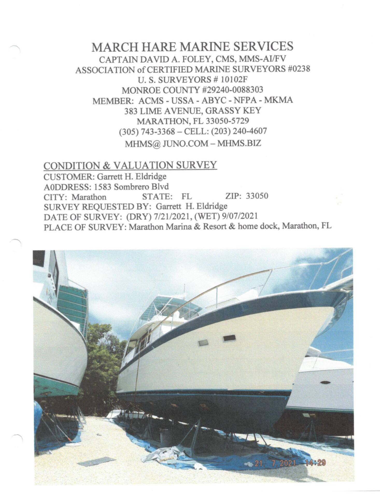 1978 53' HATTERAS ''Model Fish'' with twin Detroit Diesel Model 8V71N, 3 staterooms.