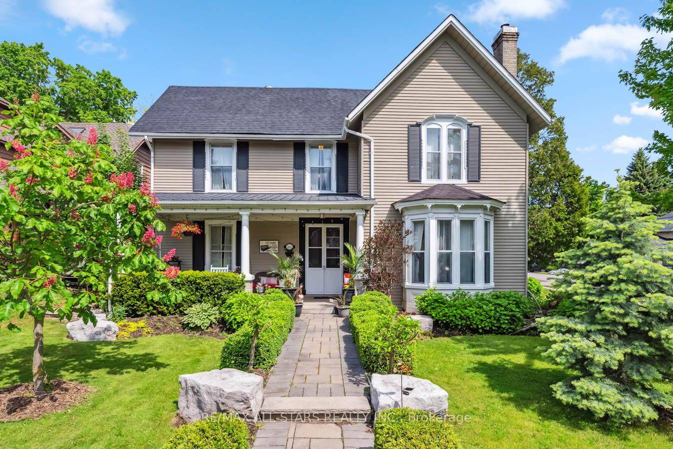 Walk to all amenities, including historic Queen St, Lake Scugog, schools, shopping and restaurants located in the heart of Port Perry Circa 1885 5 bedroom home ; meticulously kept and ...