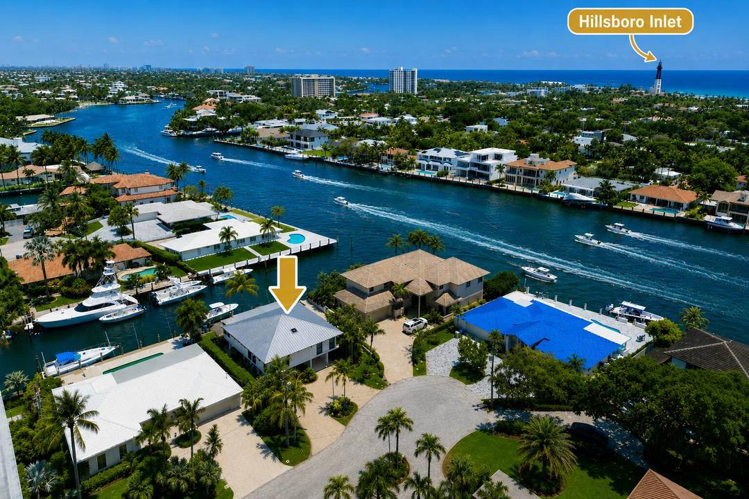 Intracoastal views and 80 FT of prized waterfront with direct ocean access and no fixed bridges !