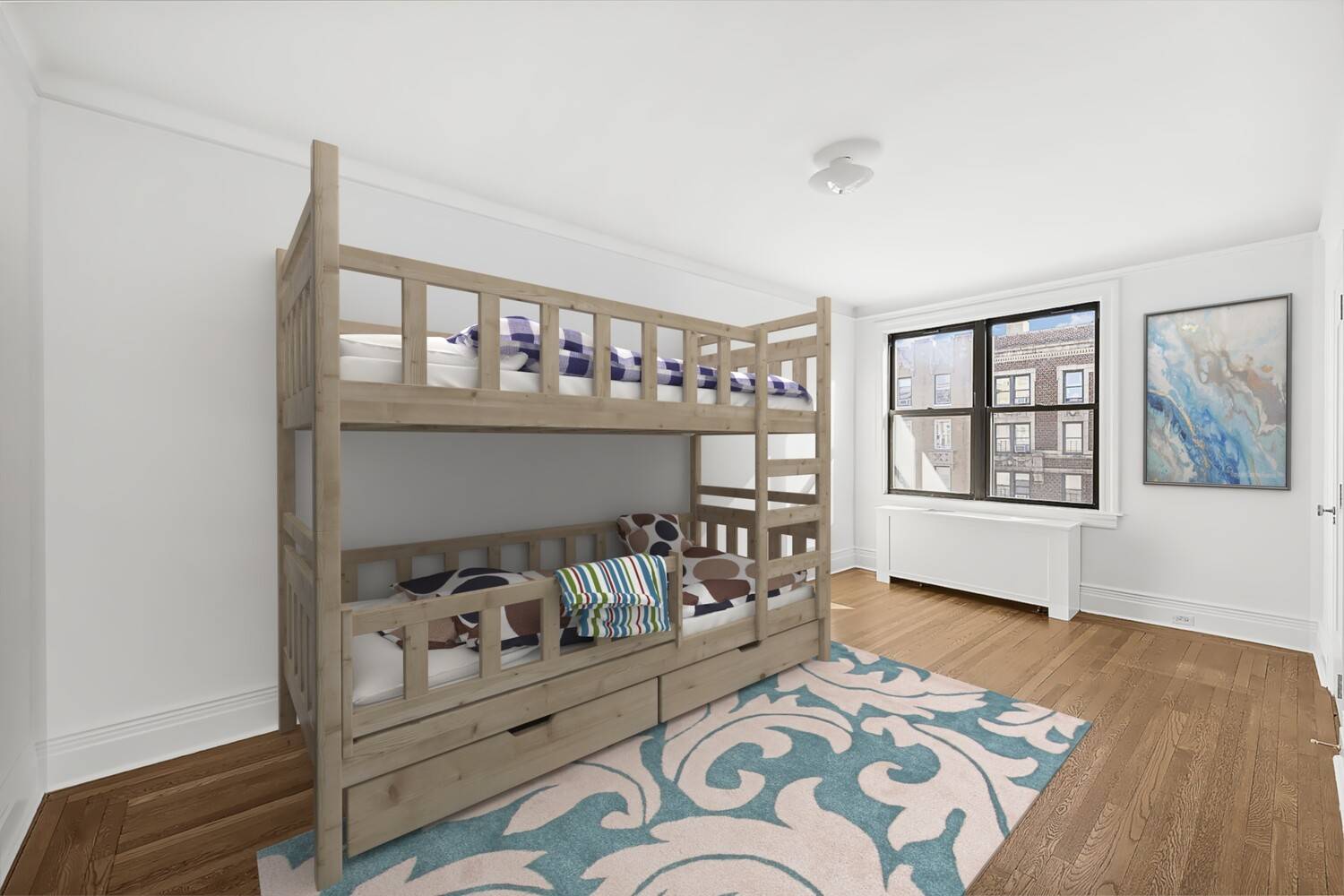 Elegant and spacious four bedroom, three bathroom condo on the top floor of a luxurious pre war building at 905 West End Avenue.