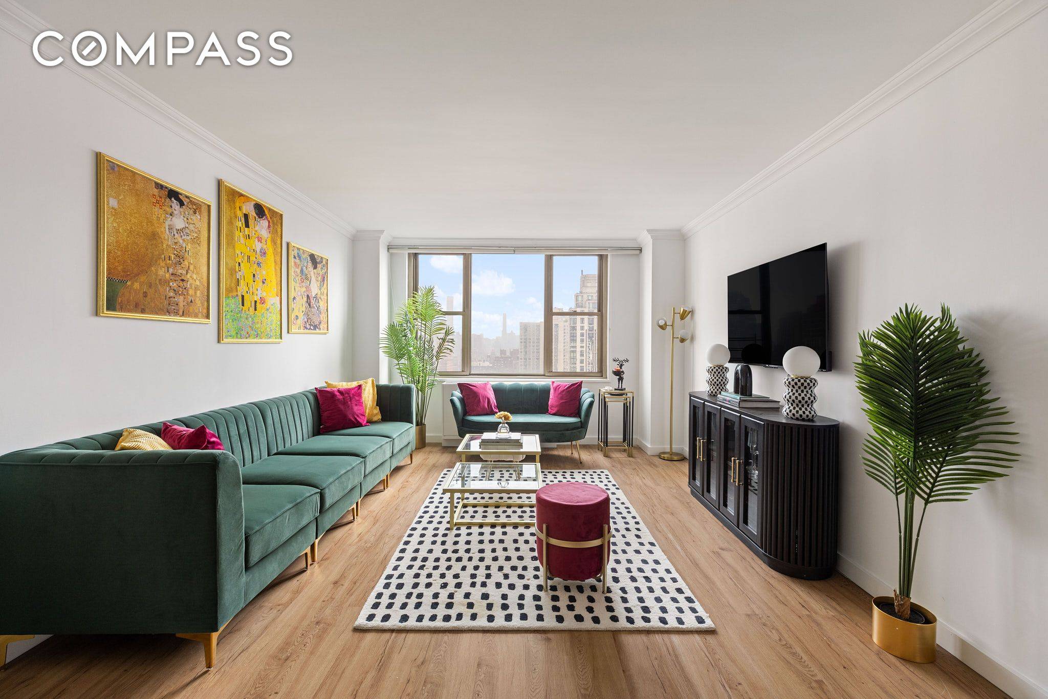 Fall in love with generous proportions, abundant southern sunlight, and breathtaking skyline and sunset views in this turnkey, high floor one bedroom, one bathroom condominium at Continental Towers, one of ...